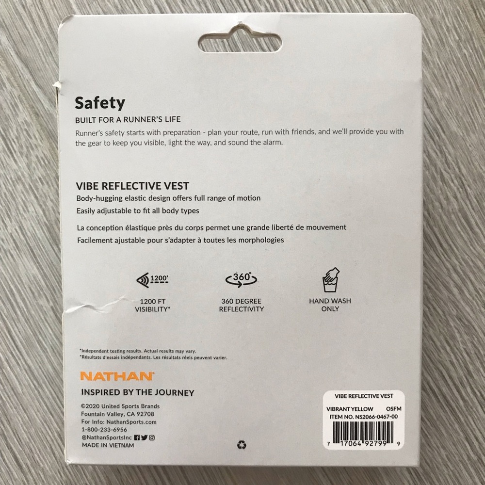 Nathan Vibe Reflective Vest - Picture 4 of 5
